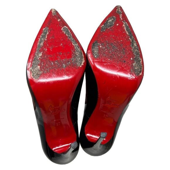 Christian Louboutin So Kate 120 Black Patent Leather Pumps – Size 37 - Picture 8 of 10